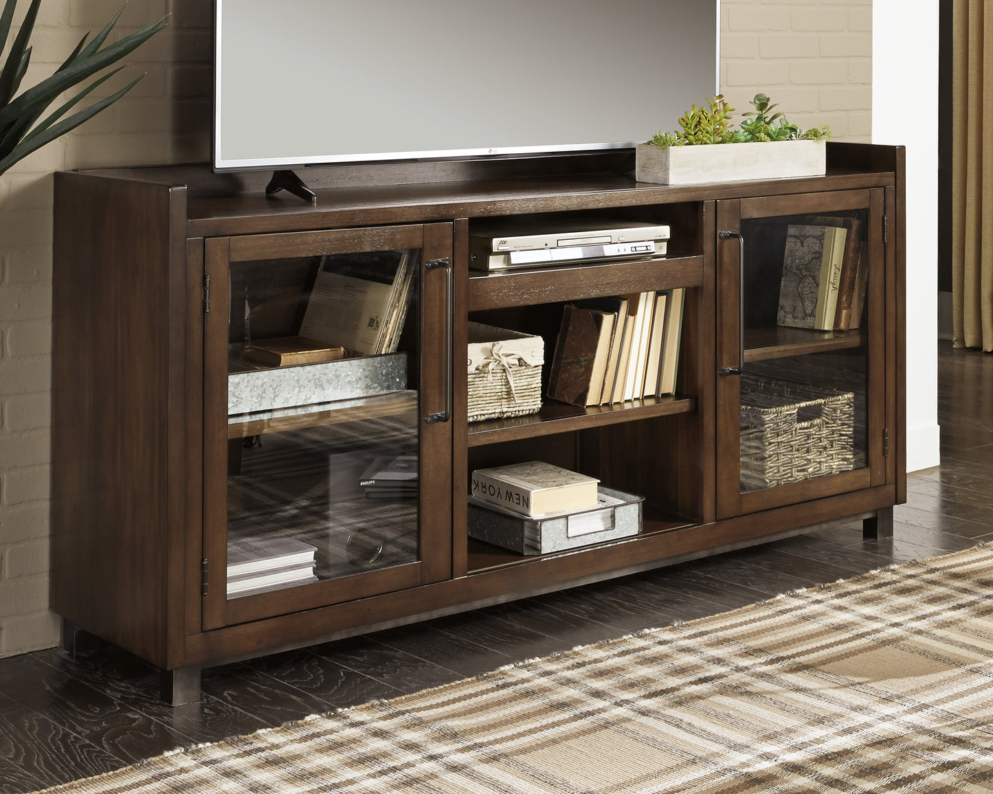 Cassel Furniture Outlet - Ashley Furniture - Starmore 70" TV Stand - 70" / Brown - W633-68