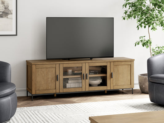 Cassel Furniture Outlet - Ashley Furniture - Torlanta 72" TV Stand - 72" / Brown - W686-68