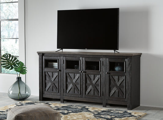 Cassel Furniture Outlet - Ashley Furniture - Tyler Creek 74" TV Stand - 74" / Black/Gray - W736-68