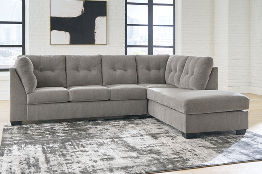Cassel Furniture Outlet - Ashley Furniture - Lanelly Sectional - LAF 2-Piece Sectional with Chaise / Alloy - 17504S1