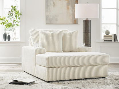 Cassel Furniture Outlet - Ashley Furniture - Lindyn Living Room - Chaise / Ivory - 2110415