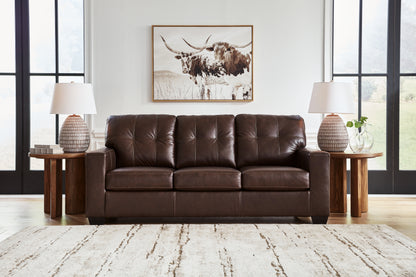 Cassel Furniture Outlet - Ashley Furniture - Santorine Living Room - Sofa / Dark Brown - 2170638
