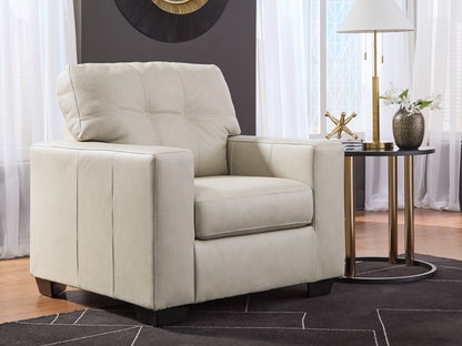 Cassel Furniture Outlet - Ashley Furniture - Santorine Living Room - Chair / Bone - 2170820