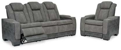 Cassel Furniture Outlet - Ashley Furniture - Next-Gen Durapella Power Reclining Sofa and Power Recliner - Power Reclining Sofa and Power Recliner - 22004U3