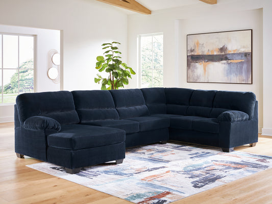 Cassel Furniture Outlet - Ashley Furniture - SimpleJoy Sectional - RAF 3-Piece Sectional with Chaise - 24205S1