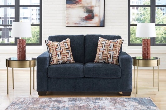 Cassel Furniture Outlet - Ashley Furniture - Aviemore Living Room - Queen Sofa Sleeper / Ink - 2430339