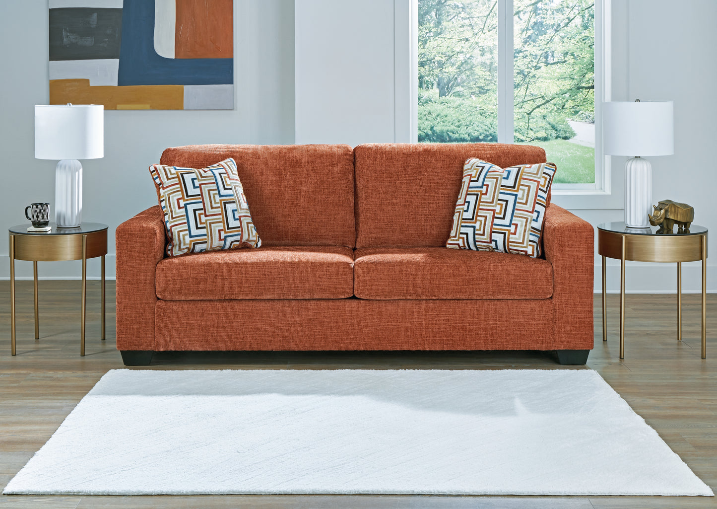 Cassel Furniture Outlet - Ashley Furniture - Aviemore Living Room - Sofa / Spice - 2430438