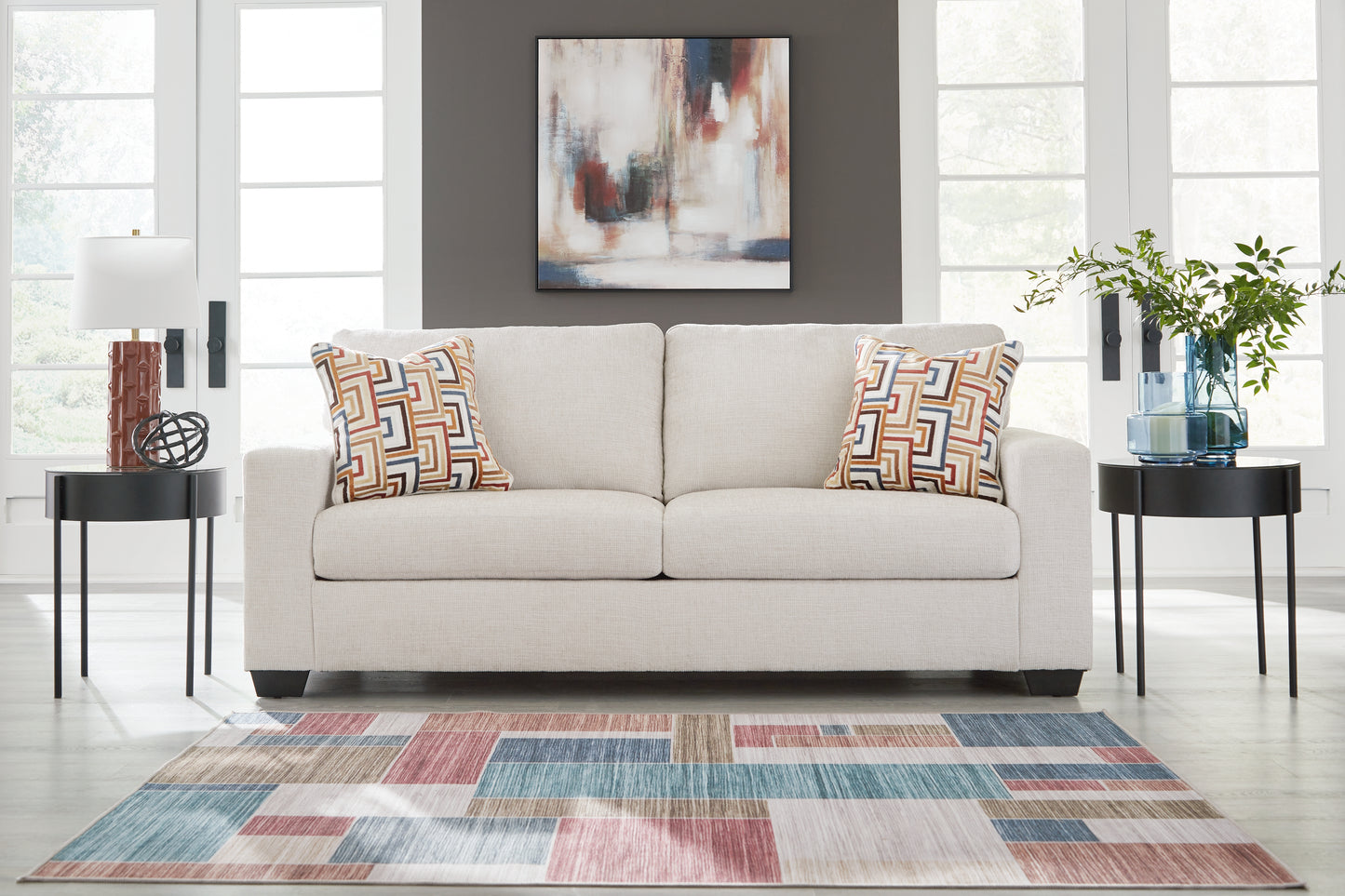 Cassel Furniture Outlet - Ashley Furniture - Aviemore Living Room - Sofa / Stone - 2430538