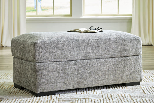 Cassel Furniture Outlet - Ashley Furniture - Dunmor Living Room - Ottoman / Graphite - 2490414
