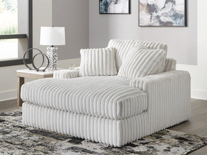 Cassel Furniture Outlet - Ashley Furniture - Stupendous Living Room - Oversized Chaise / Alloy - 2590315