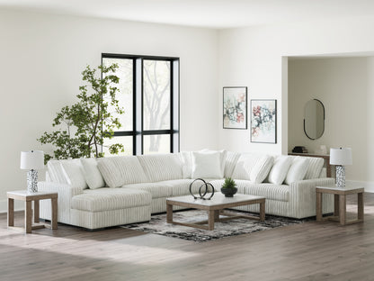Cassel Furniture Outlet - Ashley Furniture - Stupendous Sectional - RAF 5-Piece Sectional with Chaise / Alloy - 25903S8