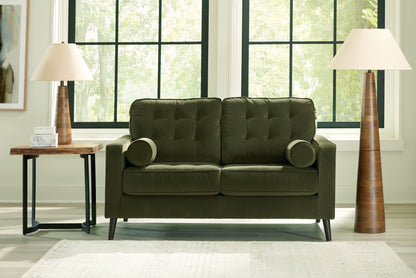 Cassel Furniture Outlet - Ashley Furniture - Reveon Lakes Living Room - Loveseat / Olive - 2640435