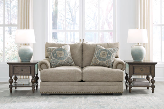 Cassel Furniture Outlet - Ashley Furniture - Galemore Living Room - Ottoman / Quarry - 2700414