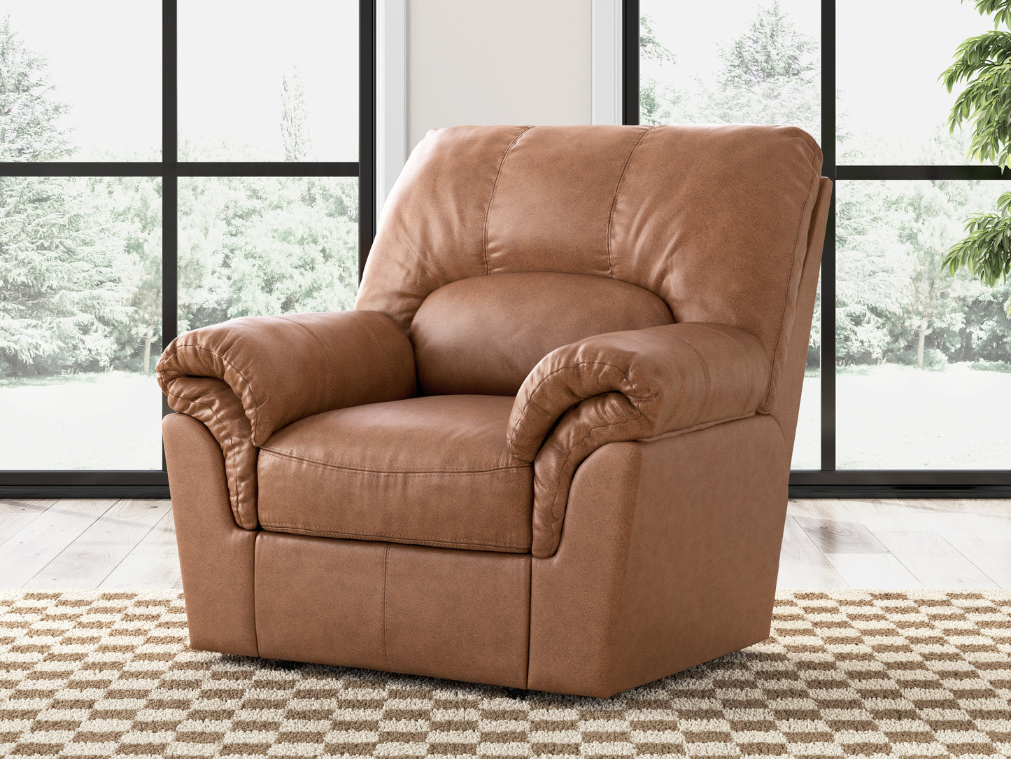 Cassel Furniture Outlet - Ashley Furniture - WillowBend Living Room - Rocker Recliner / Caramel - PC2770425