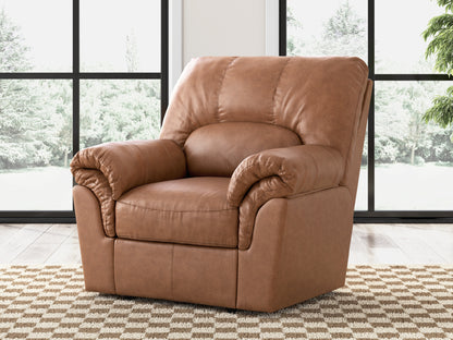 Cassel Furniture Outlet - Ashley Furniture - WillowBend Living Room - Rocker Recliner / Caramel - PC2770425
