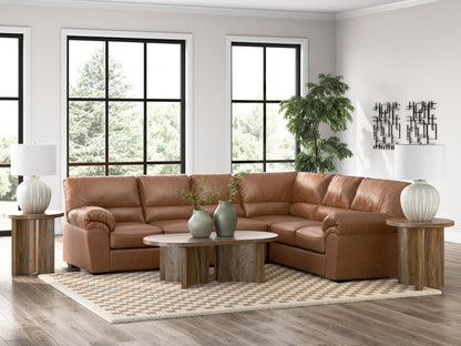 Cassel Furniture Outlet - Ashley Furniture - WillowBend Sectional - RAF 3-Piece Sectional / Caramel - PC27704S3