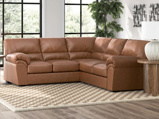 Cassel Furniture Outlet - Ashley Furniture - WillowBend Sectional - RAF 2-Piece Sectional / Caramel - PC27704S1