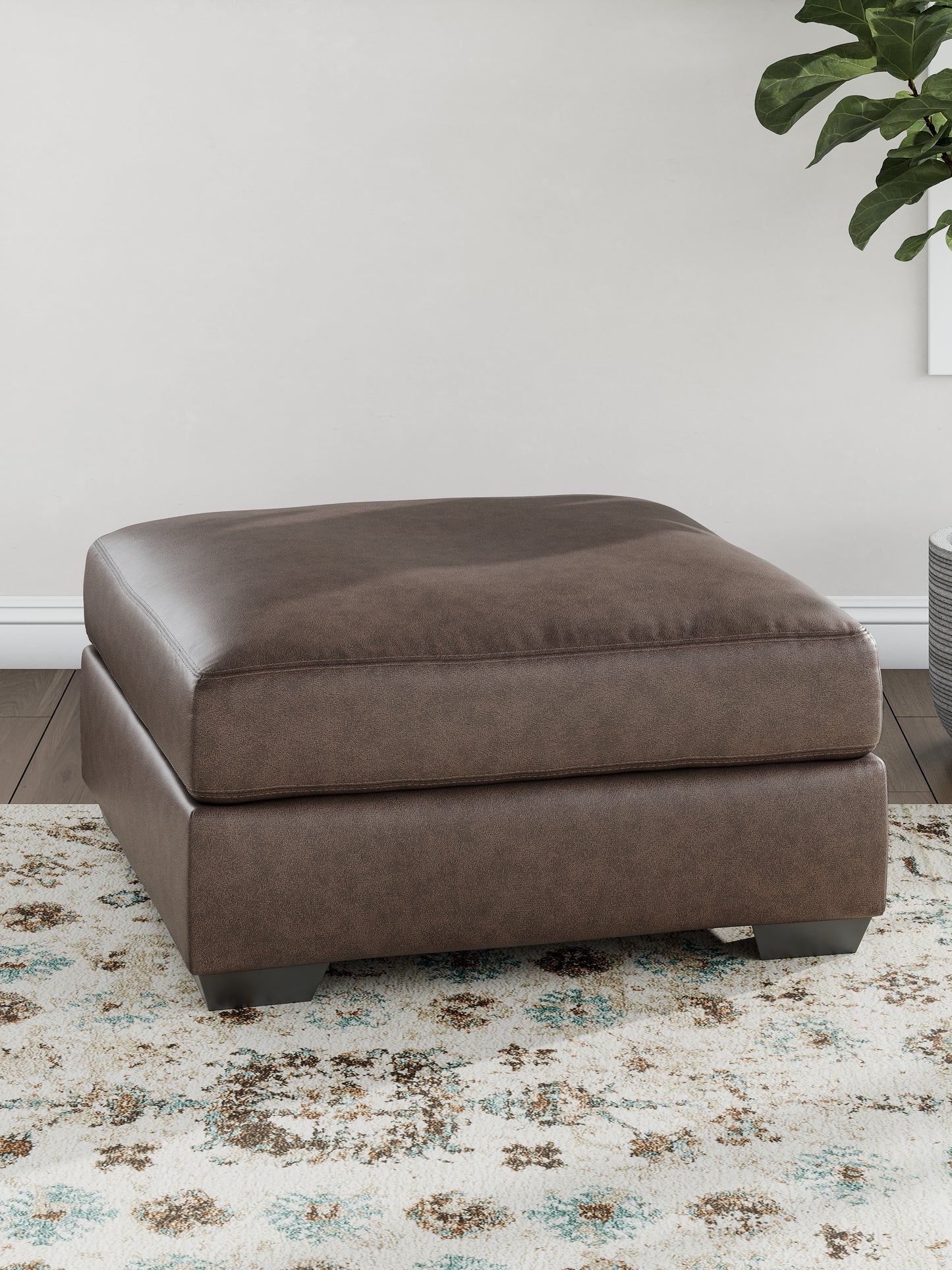 Cassel Furniture Outlet - Ashley Furniture - WillowBend Living Room - Oversized Accent Ottoman / Umber - PC2770508