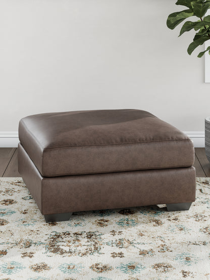 Cassel Furniture Outlet - Ashley Furniture - WillowBend Living Room - Oversized Accent Ottoman / Umber - PC2770508