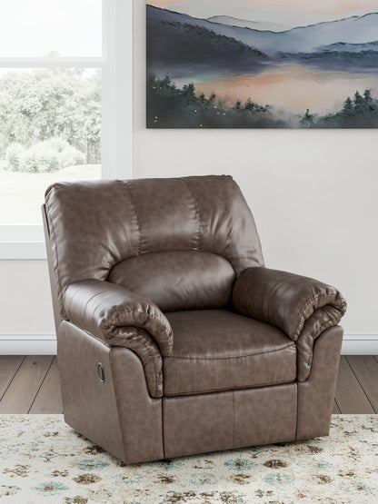 Cassel Furniture Outlet - Ashley Furniture - WillowBend Living Room - Rocker Recliner / Umber - PC2770525