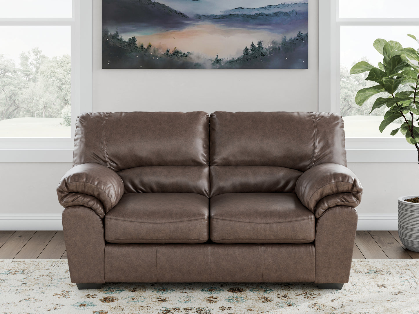 Cassel Furniture Outlet - Ashley Furniture - WillowBend Living Room - Loveseat / Umber - PC2770535