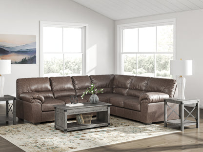 Cassel Furniture Outlet - Ashley Furniture - WillowBend Sectional - RAF 3-Piece Sectional / Umber - PC27705S3