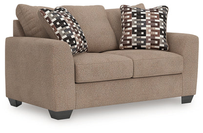 Cassel Furniture Outlet - Ashley Furniture - Triston-Peaks Living Room - Loveseat / Suede - 3020435