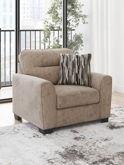 Cassel Furniture Outlet - Ashley Furniture - Olten Living Room - Chair and a Half / Mocha - 3130423