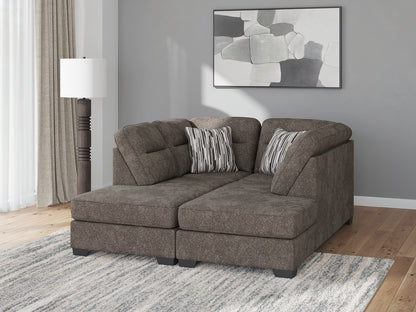 Cassel Furniture Outlet - Ashley Furniture - Olten Sectional - RAF 2-Piece Super Chaise / Graphite - 31305S3