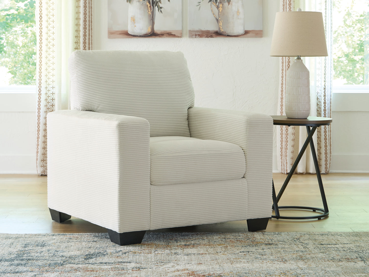 Cassel Furniture Outlet - Ashley Furniture - Greenbriar Living Room - Chair / Ivory - PC3200620