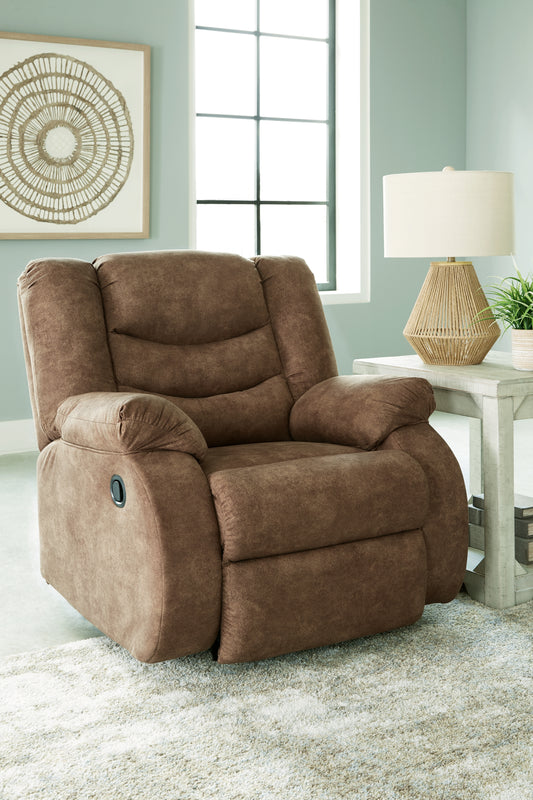 Cassel Furniture Outlet - Ashley Furniture - Partymate Living Room - Rocker Recliner / Brindle - 3690225