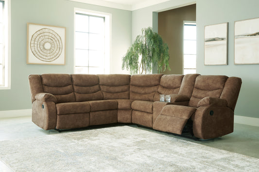Cassel Furniture Outlet - Ashley Furniture - Partymate Sectional - 2-Piece Reclining Sectional / Brindle - 36902S1