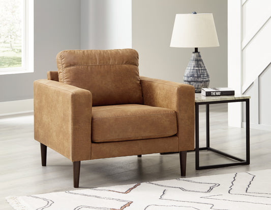 Cassel Furniture Outlet - Ashley Furniture - Telora Living Room - Ottoman / Caramel - 4100214