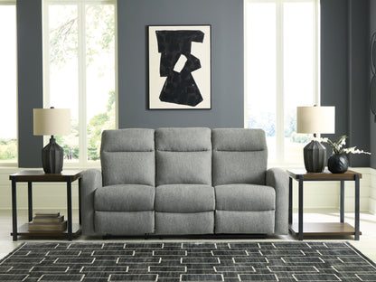 Cassel Furniture Outlet - Ashley Furniture - Gauntlet Living Room - Reclining Sofa / Sterling - PC4220488