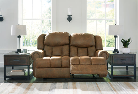 Cassel Furniture Outlet - Ashley Furniture - Boothbay Living Room - 2 Seat Reclining Power Sofa / Auburn - 4470447