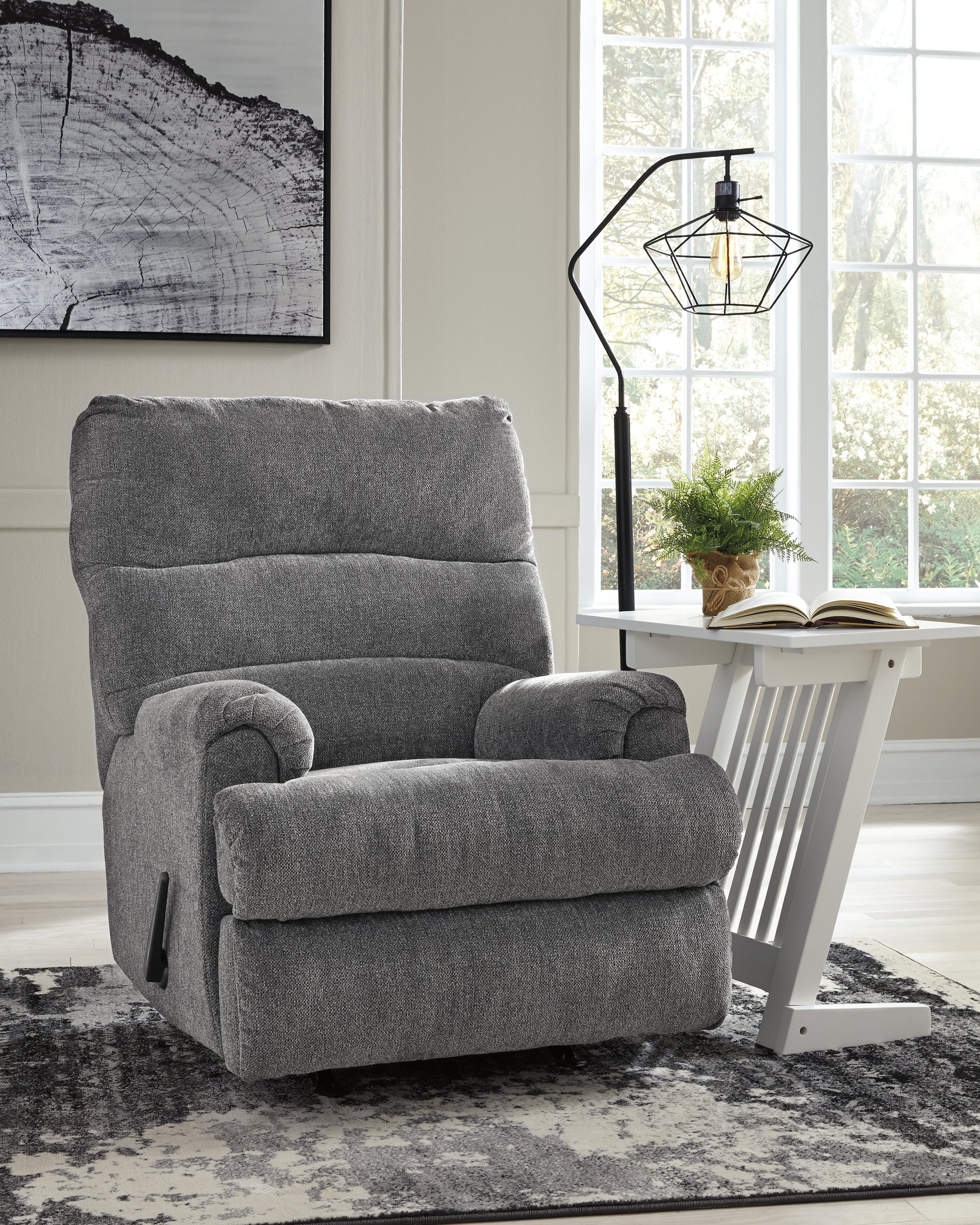 Cassel Furniture Outlet - Ashley Furniture - Man Fort Living Room - Rocker Recliner / Dusk - 4660425