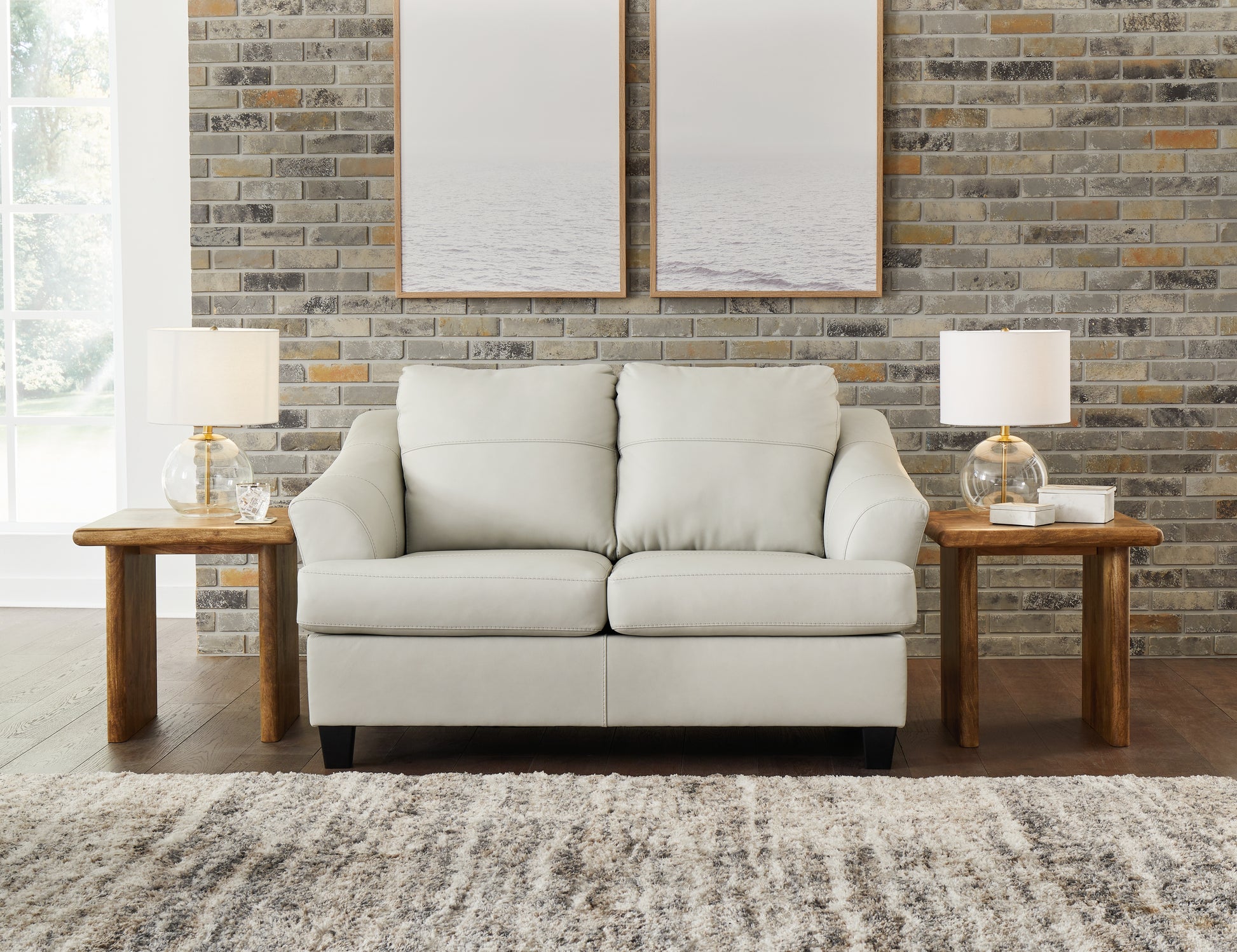 Cassel Furniture Outlet - Ashley Furniture - Genoa Living Room - Loveseat / Coconut - 4770435