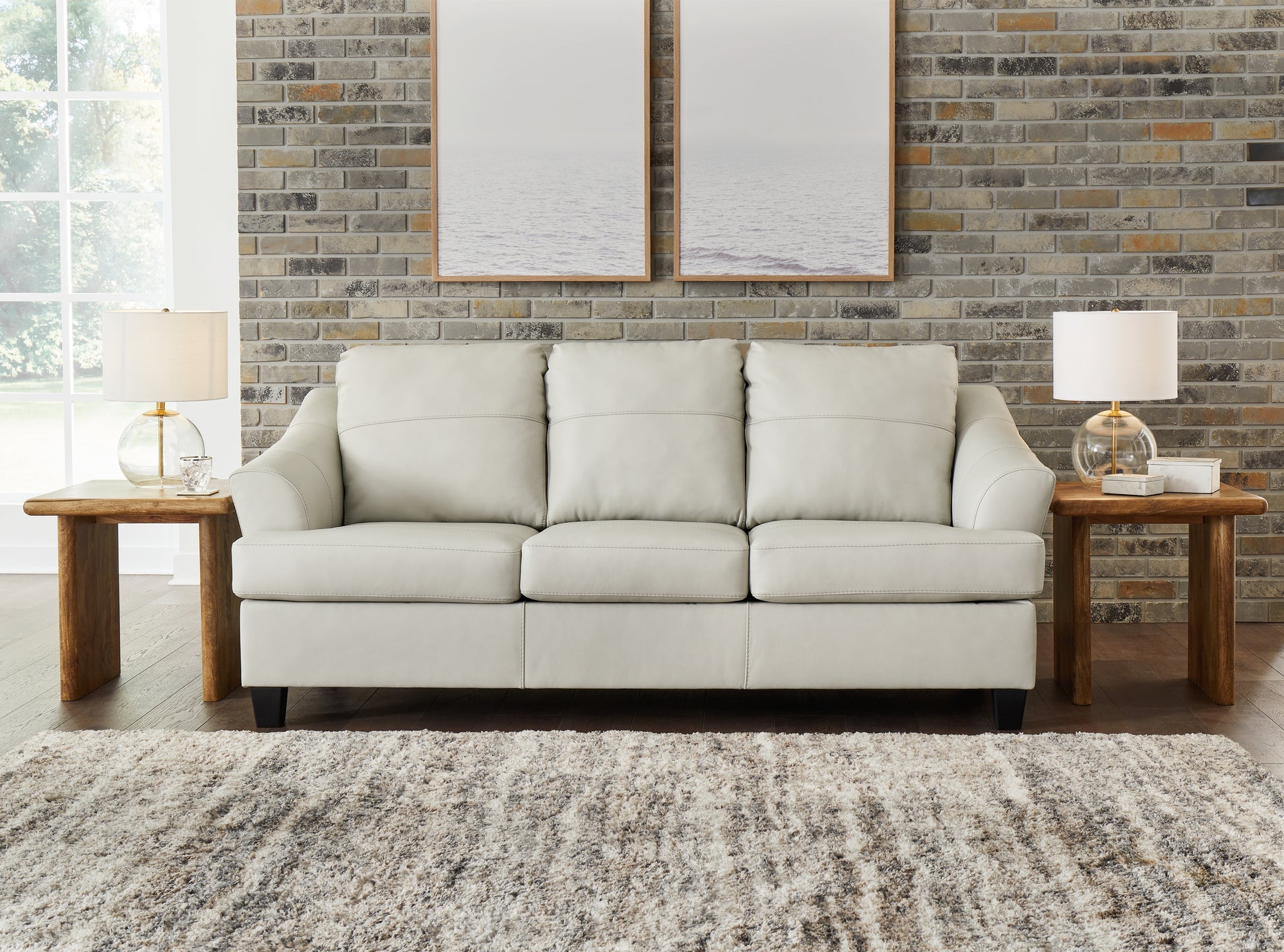 Cassel Furniture Outlet - Ashley Furniture - Genoa Living Room - Sofa / Coconut - 4770438