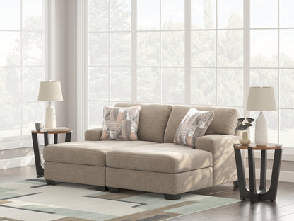 Cassel Furniture Outlet - Ashley Furniture - Newellen Sectional - RAF 2-Piece Super Chaise / Hemp - 48404S4