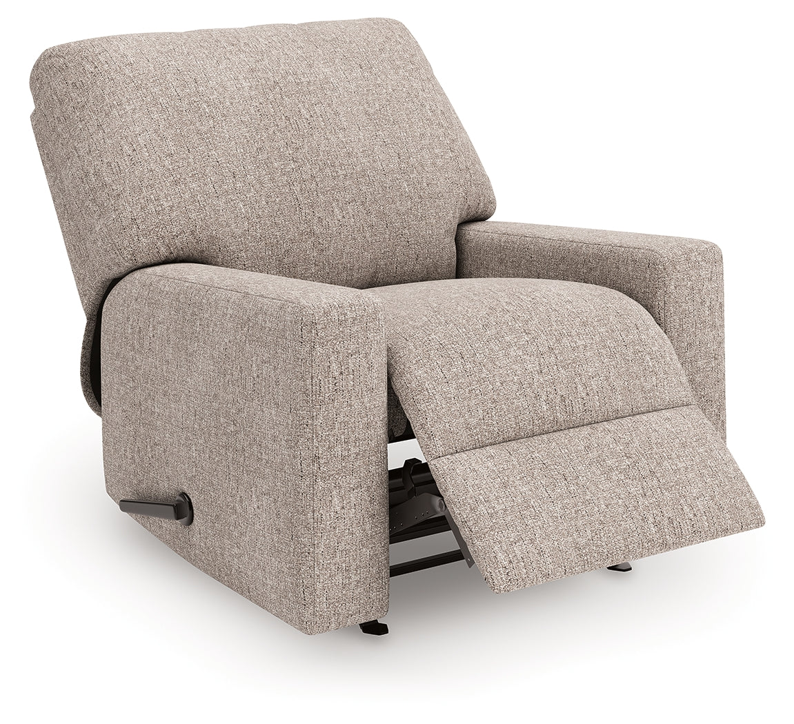 Cassel Furniture Outlet - Ashley Furniture - Newellen Living Room - Rocker Recliner / Hemp - 4840425