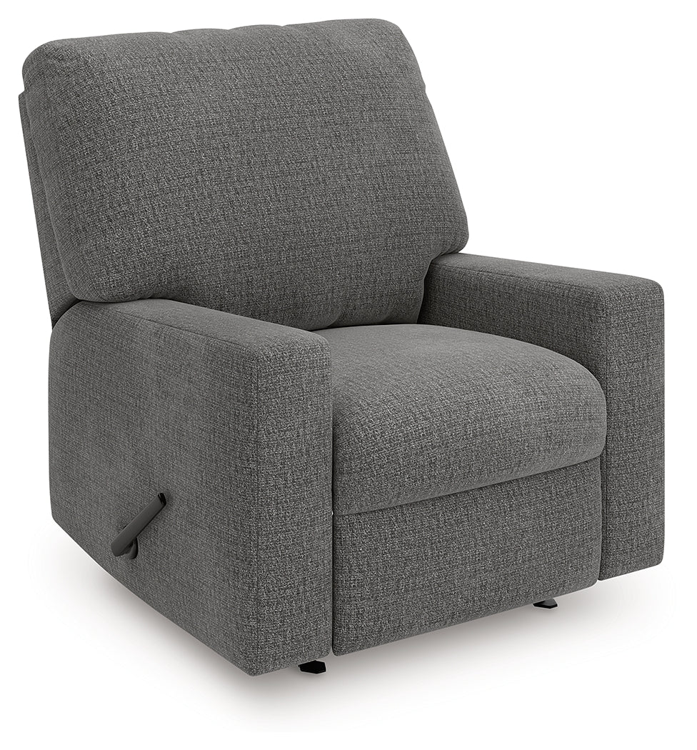 Cassel Furniture Outlet - Ashley Furniture - Newellen Living Room - Rocker Recliner / Greystone - 4840525