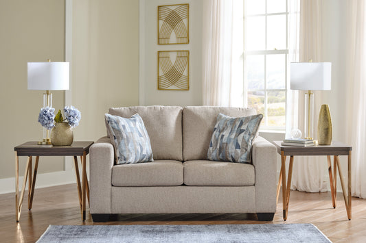 Cassel Furniture Outlet - Ashley Furniture - Deltona Living Room - Queen Sofa Sleeper / Parchment - 5120439