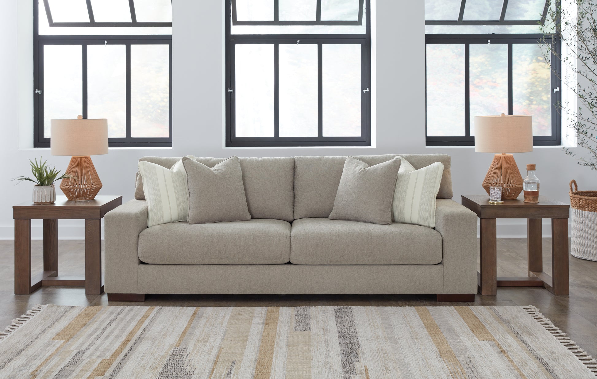 Cassel Furniture Outlet - Ashley Furniture - Maggie Living Room - Sofa / Flax - 5200438