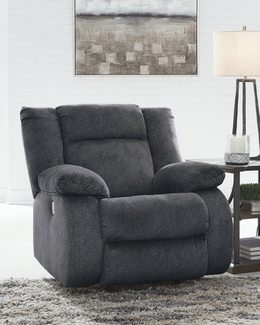 Cassel Furniture Outlet - Ashley Furniture - Burkner Living Room - Power Rocker Recliner / Marine - 5380498