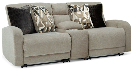 Cassel Furniture Outlet - Ashley Furniture - Colleyville Sectional - 7-Piece Power Reclining Sectional with Chaise / Stone - 54405S32