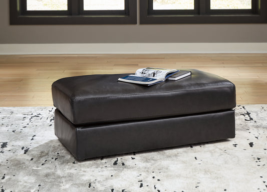 Cassel Furniture Outlet - Ashley Furniture - Amiata Living Room - Oversized Accent Ottoman / Glacier - 5740408