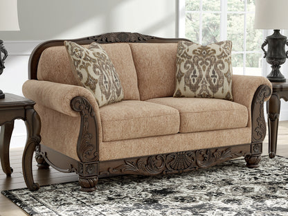 Cassel Furniture Outlet - Ashley Furniture - Chelsworth Living Room - Loveseat / Golden - PC5790535