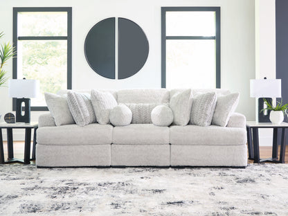 Cassel Furniture Outlet - Ashley Furniture - Cuddle Plush Sectional - RAF 3-Piece Sectional / Arctic - PC59106S5