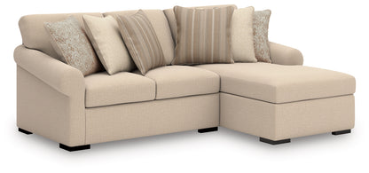 Cassel Furniture Outlet - Ashley Furniture - LadyMae Sectional - RAF 2-Piece Sectional with Chaise / Twill - 59404S2