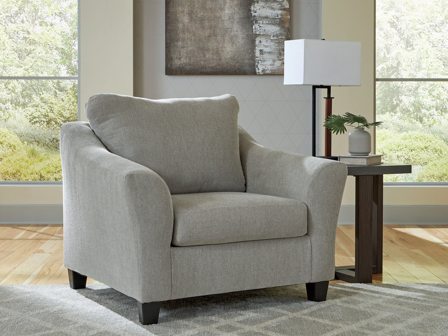 Cassel Furniture Outlet - Ashley Furniture - Willarae Living Room - Chair and a Half / Taupe - 5980323
